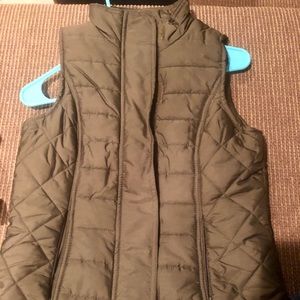 Olive green vest